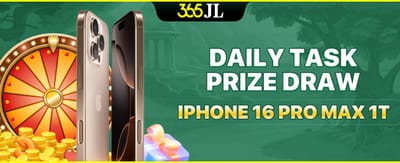 iPhone 16 Pro Max Lucky Draw promotional banner